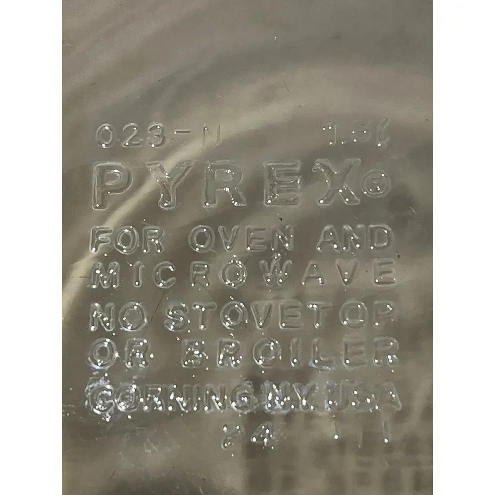 Pyrex 023-N Amber 1.5L Casserole Dishes 623-C Lids Set of 2 Vintage